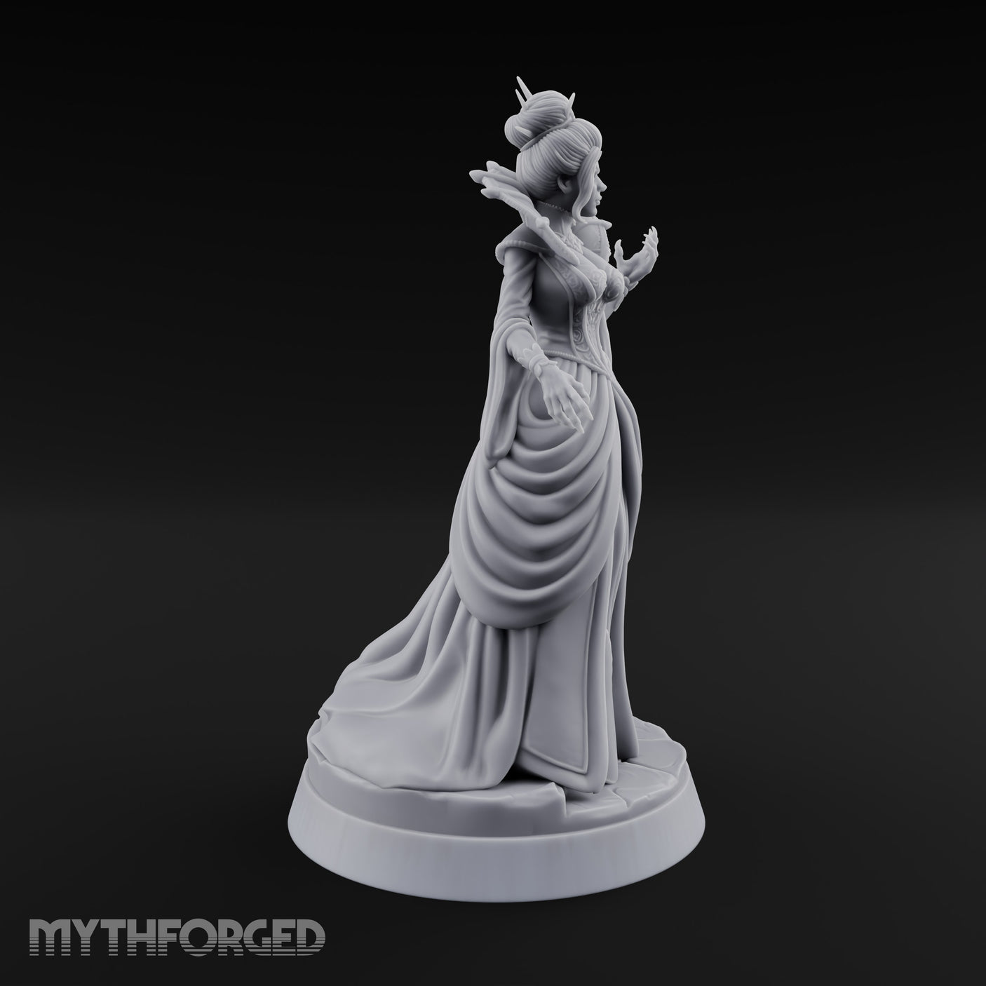 Withering Glare Vampire Countess Miniature for Dungeons and Dragons, Pathfinder or other TTRPGs