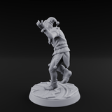 Cackling And Prancing Human Jester Miniature for Dungeons and Dragons, Pathfinder or other TTRPGs