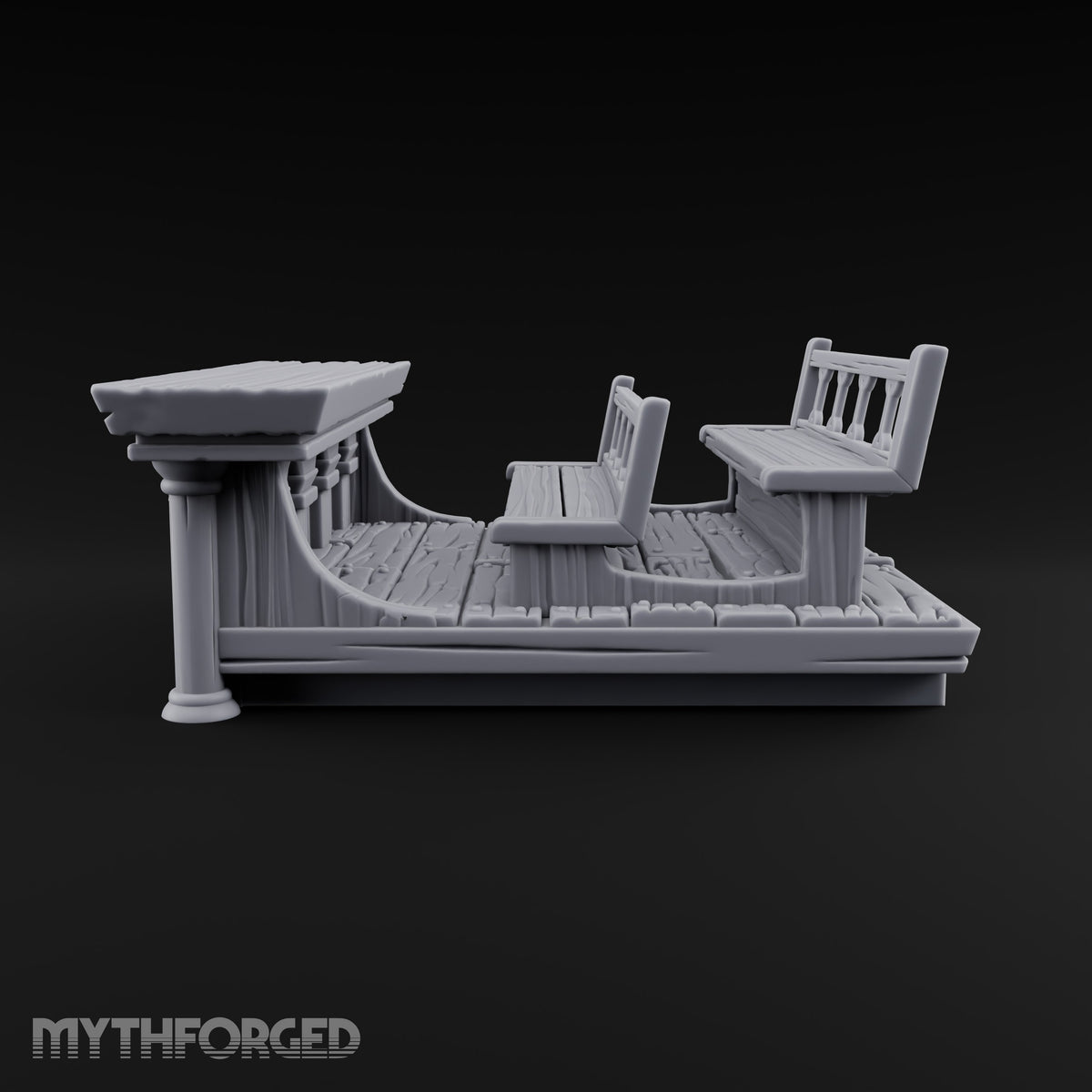 Objection Sustained, Furniture Assembled Wooden Courtroom Furniture D