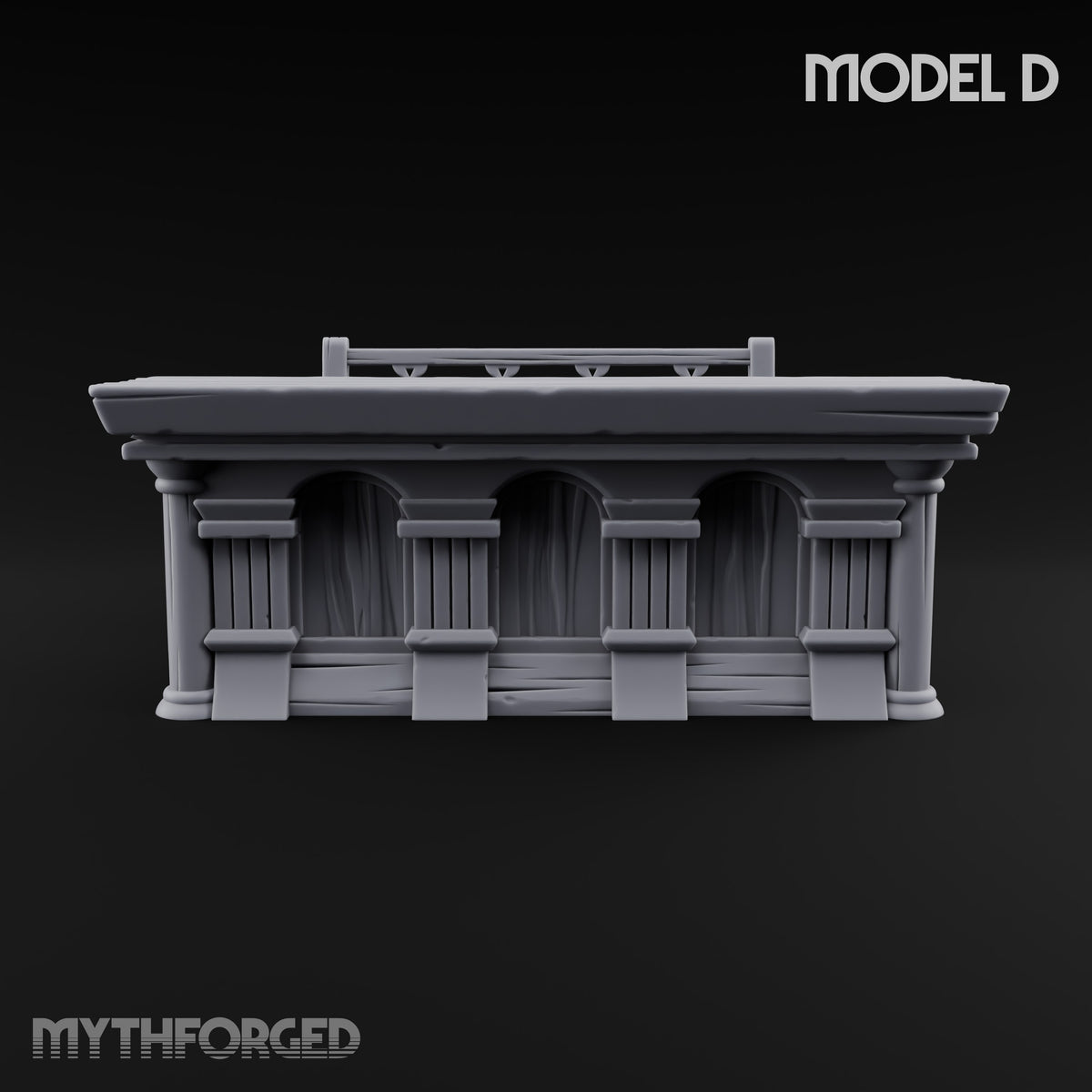 Objection Sustained, Furniture Assembled Wooden Courtroom Furniture Set — D