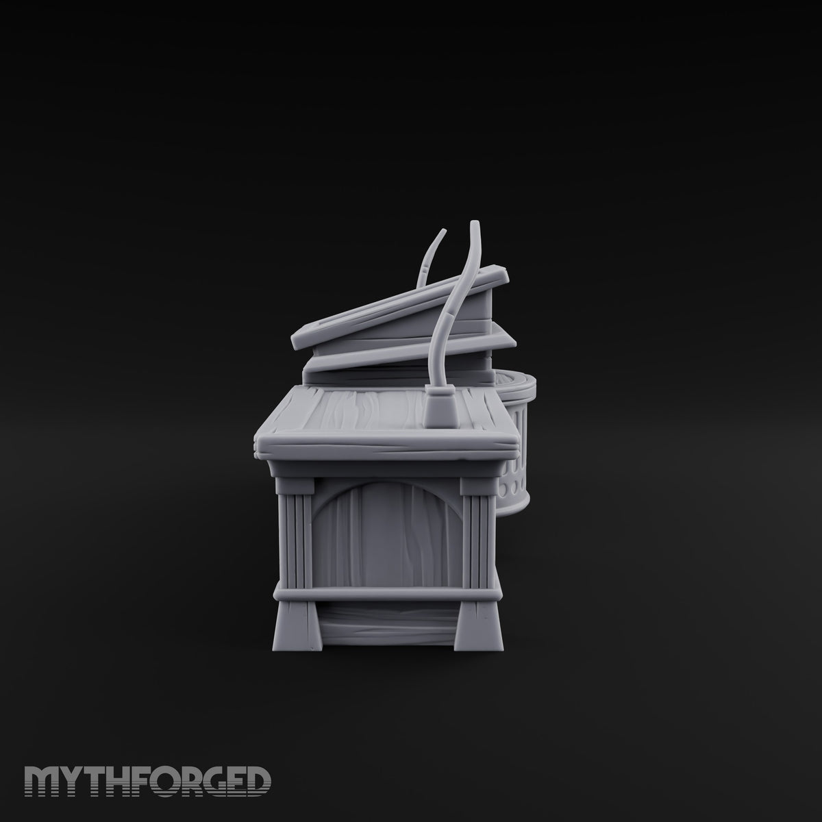 Objection Sustained, Furniture Assembled Wooden Courtroom Furniture E