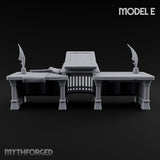 Objection Sustained, Furniture Assembled Wooden Courtroom Furniture Set — E