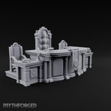 Objection Sustained, Furniture Assembled Wooden Courtroom Furniture Set — F