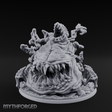 Mouths Gnashing Wide Great Old One Monstrosity Miniature for Dungeons and Dragons, Pathfinder or other TTRPGs