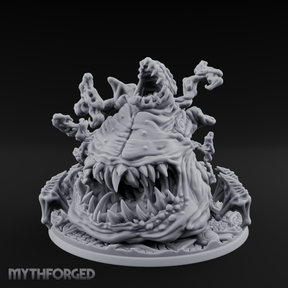 Mouths Gnashing Wide Great Old One Monstrosity Miniature for Dungeons and Dragons, Pathfinder or other TTRPGs