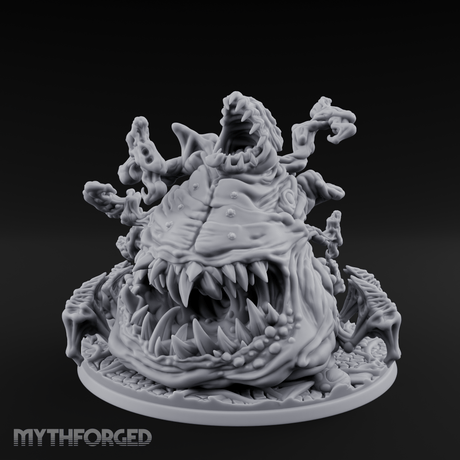 Mouths Gnashing Wide Great Old One Monstrosity Miniature for Dungeons and Dragons, Pathfinder or other TTRPGs