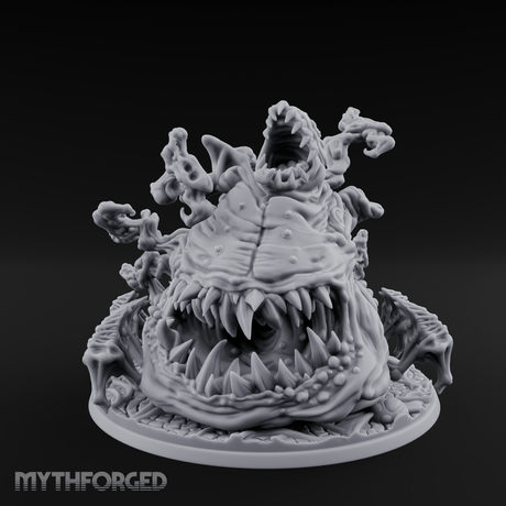Mouths Gnashing Wide Great Old One Monstrosity Miniature for Dungeons and Dragons, Pathfinder or other TTRPGs