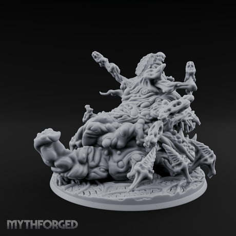 Mouths Gnashing Wide Great Old One Monstrosity Miniature for Dungeons and Dragons, Pathfinder or other TTRPGs