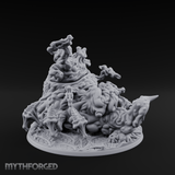 Mouths Gnashing Wide Great Old One Monstrosity Miniature for Dungeons and Dragons, Pathfinder or other TTRPGs