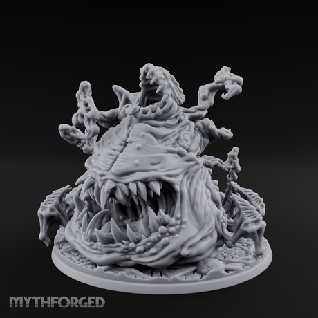 Mouths Gnashing Wide Great Old One Monstrosity Miniature for Dungeons and Dragons, Pathfinder or other TTRPGs
