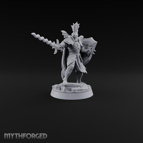 Holding the Line Vampire Guard Miniature for Dungeons and Dragons, Pathfinder or other TTRPGs