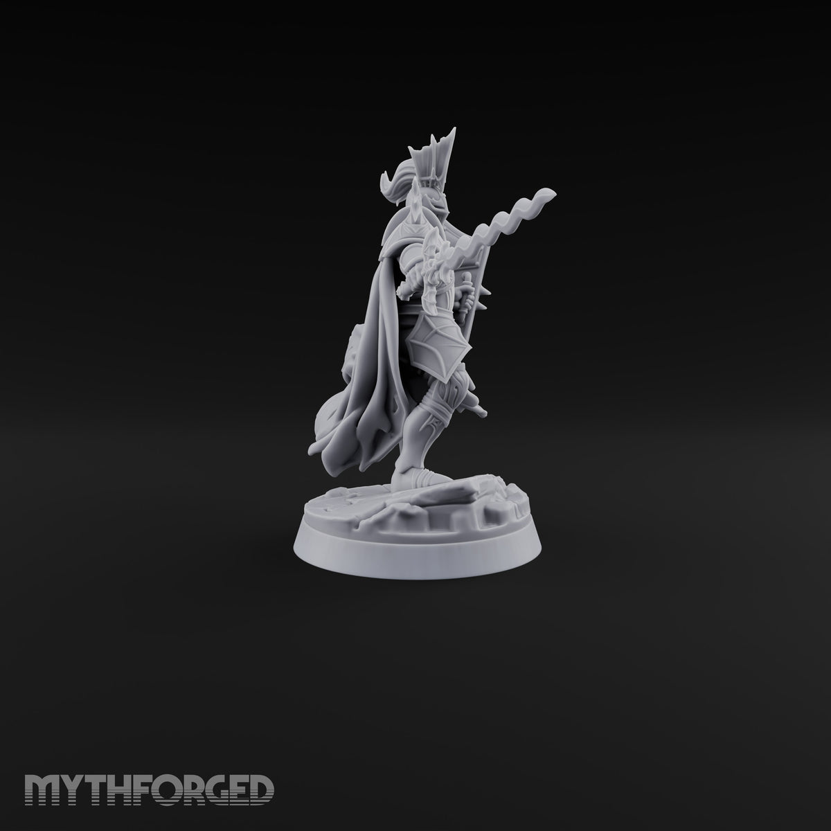 Holding the Line Vampire Guard Miniature for Dungeons and Dragons, Pathfinder or other TTRPGs