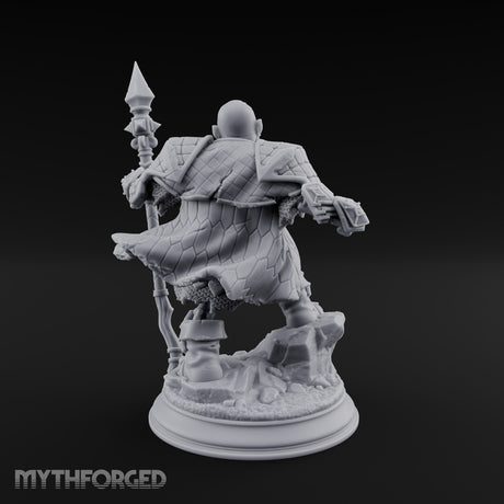 Risen and Roaring Undead Dwarf Warrior B