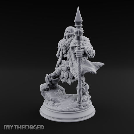 Risen and Roaring Undead Dwarf Warrior B