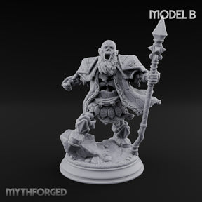 Risen and Roaring Undead Dwarf Warrior B