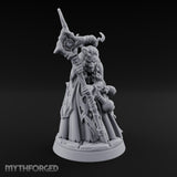 Crooked Staff Clutching Demon Hag Miniature for Dungeons and Dragons, Pathfinder or other TTRPGs