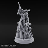 Crooked Staff Clutching Demon Hag Miniature for Dungeons and Dragons, Pathfinder or other TTRPGs