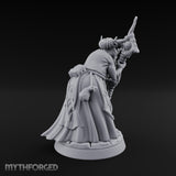 Crooked Staff Clutching Demon Hag Miniature for Dungeons and Dragons, Pathfinder or other TTRPGs