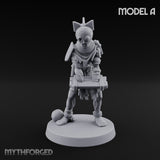 Cross Bound Shackled Human Prisoner A Miniature for Dungeons and Dragons, Pathfinder or other TTRPGs