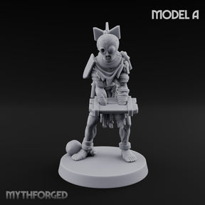 Cross Bound Shackled Human Prisoner A Miniature for Dungeons and Dragons, Pathfinder or other TTRPGs
