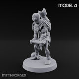 Cross Bound Shackled Human Prisoner A Miniature for Dungeons and Dragons, Pathfinder or other TTRPGs