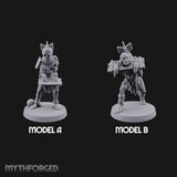 Cross Bound Shackled Human Prisoners Miniature for Dungeons and Dragons, Pathfinder or other TTRPGs
