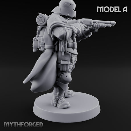 Cross Emblazoned Gun Bearing Ashen Trooper A gallery 4