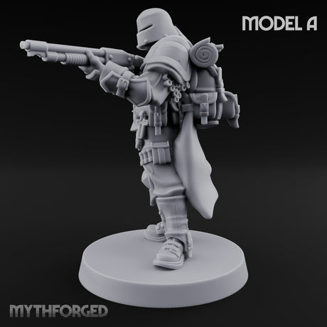 Cross Emblazoned Gun Bearing Ashen Trooper A gallery 8