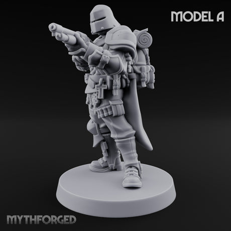 Cross Emblazoned Gun Bearing Ashen Trooper A gallery 9