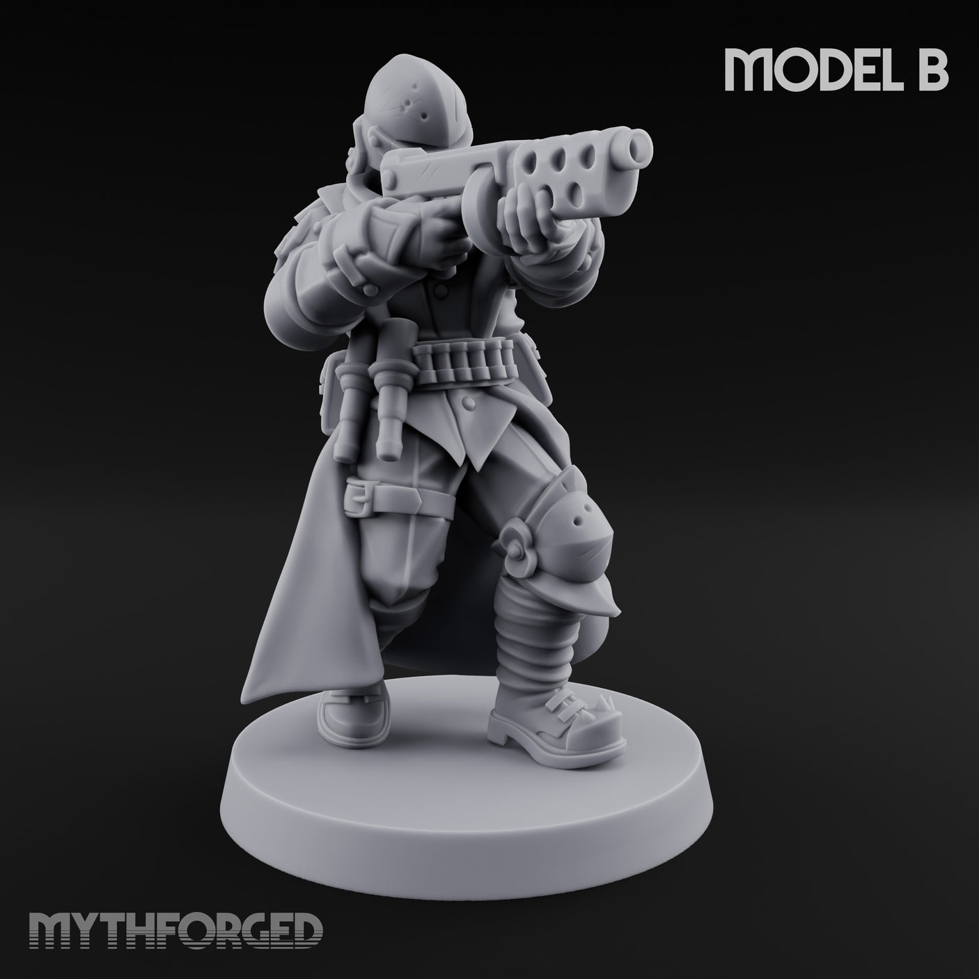 Cross Emblazoned Gun Bearing Ashen Trooper B gallery 2
