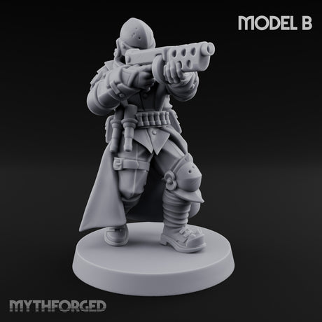 Cross Emblazoned Gun Bearing Ashen Trooper B gallery 2