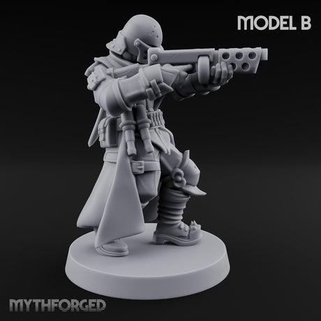Cross Emblazoned Gun Bearing Ashen Trooper B gallery 3