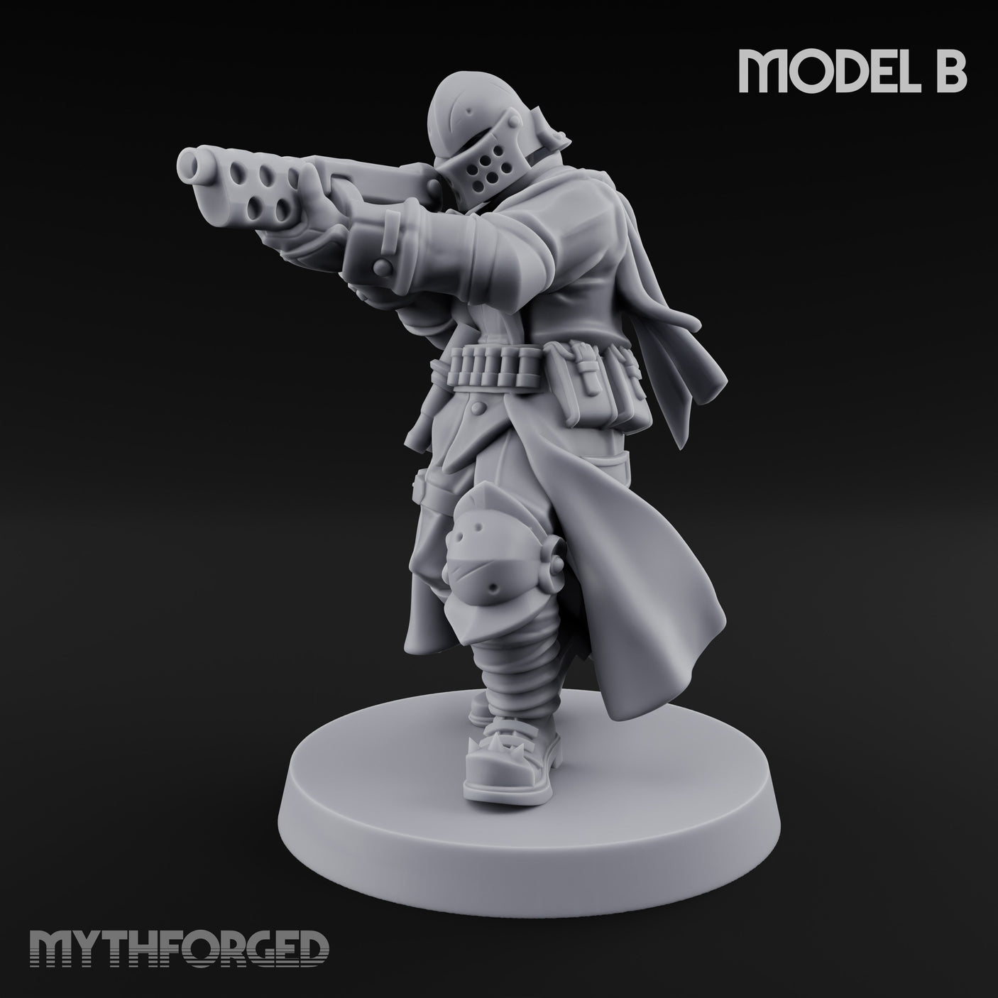 Cross Emblazoned Gun Bearing Ashen Trooper B gallery 8