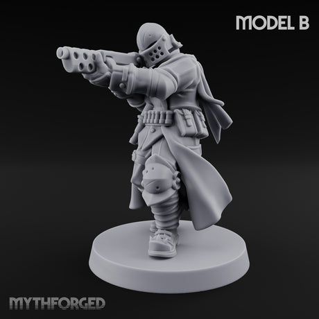 Cross Emblazoned Gun Bearing Ashen Trooper B gallery 8