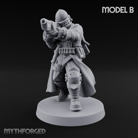 Cross Emblazoned Gun Bearing Ashen Trooper B gallery 9