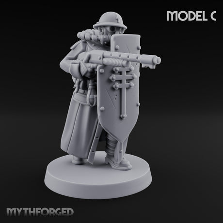 Cross Emblazoned Gun Bearing Ashen Trooper C gallery 2