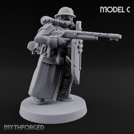 Cross Emblazoned Gun Bearing Ashen Trooper C gallery 3