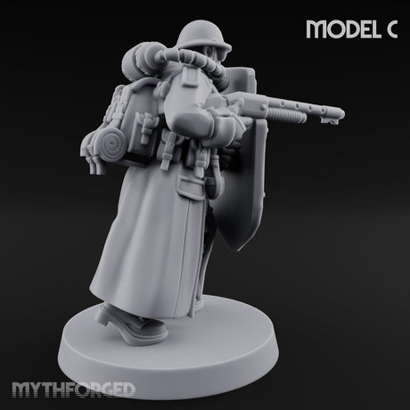 Cross Emblazoned Gun Bearing Ashen Trooper C gallery 4