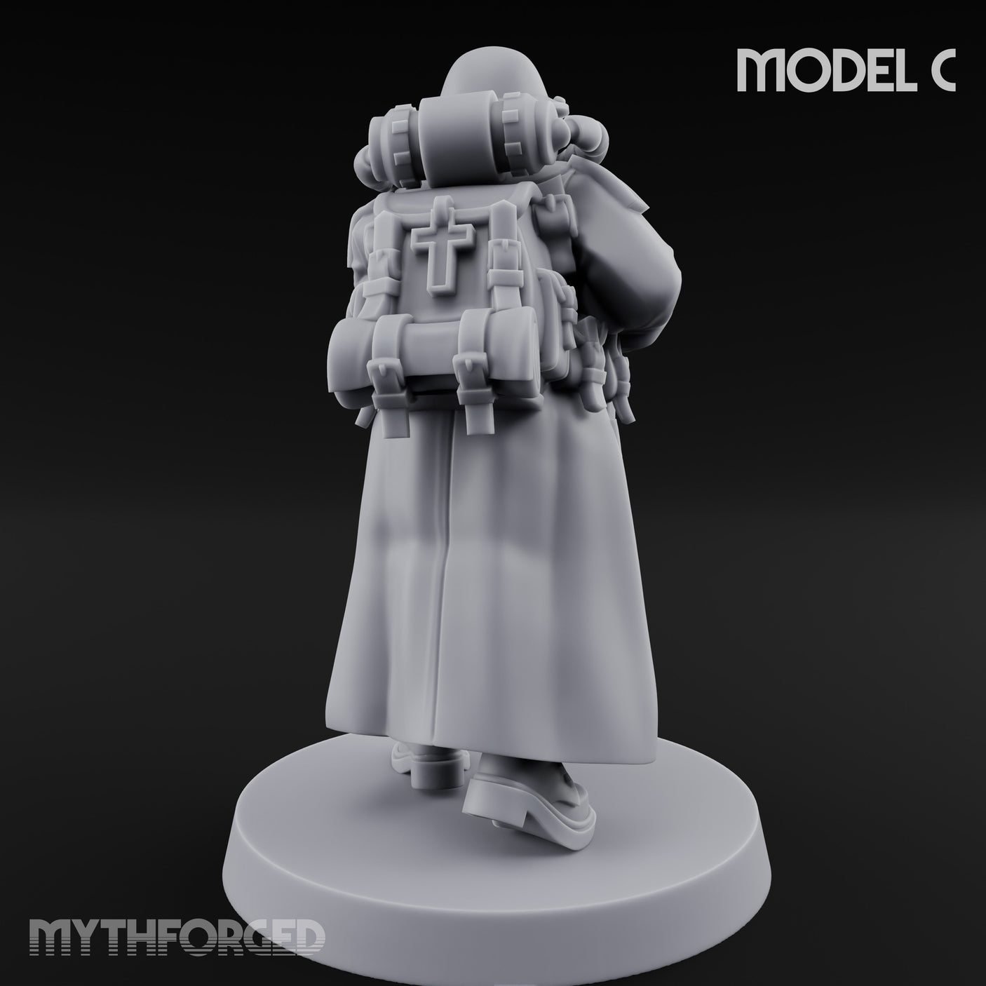 Cross Emblazoned Gun Bearing Ashen Trooper C gallery 5
