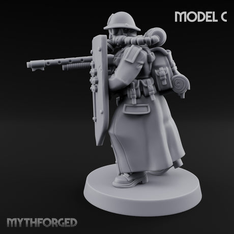 Cross Emblazoned Gun Bearing Ashen Trooper C gallery 7