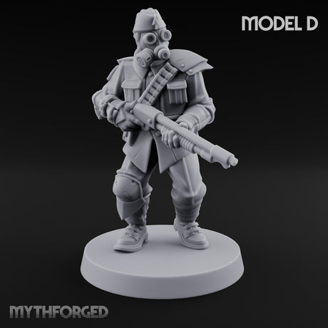 Cross Emblazoned Gun Bearing Ashen Trooper D gallery 1