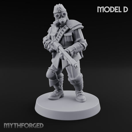 Cross Emblazoned Gun Bearing Ashen Trooper D gallery 9