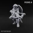 Crossbow Cranking Human Crossbowman B Miniature for Dungeons and Dragons, Pathfinder or other TTRPGs