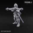 Crossbow Cranking Human Crossbowman C Miniature for Dungeons and Dragons, Pathfinder or other TTRPGs