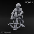 Crossbow Cranking Human Crossbowman D Miniature for Dungeons and Dragons, Pathfinder or other TTRPGs