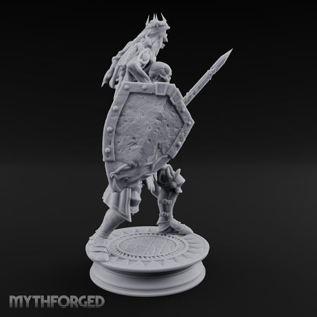 Crown Wearing Sword Thrusting Skeleton King gallery 5
