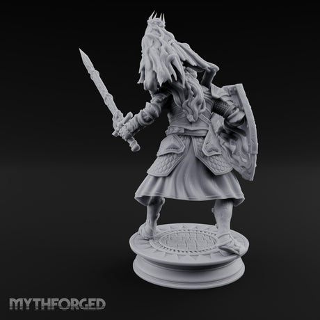 Crown Wearing Sword Thrusting Skeleton King gallery 9