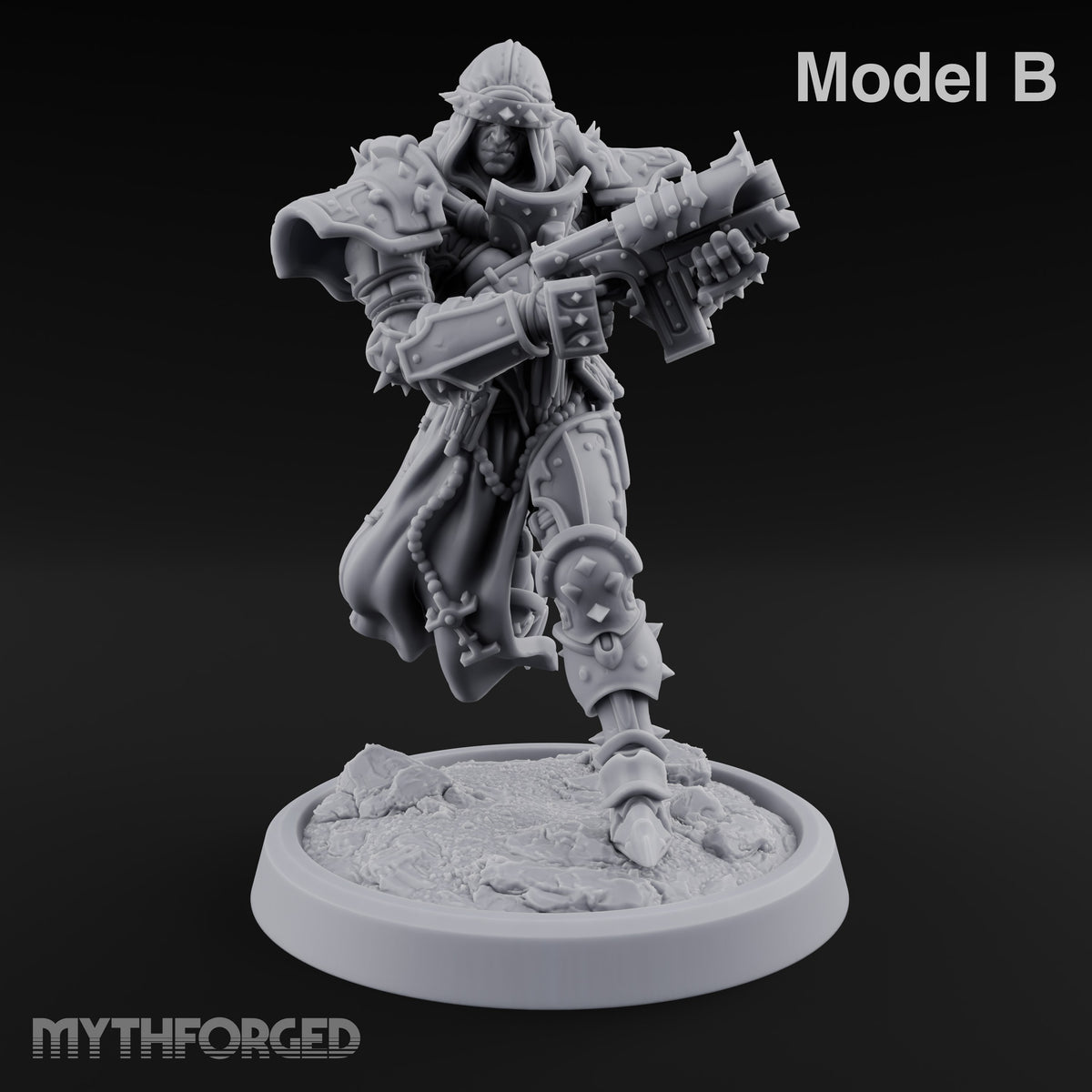 Faith Loaded, Rosary Wound Human Armoured Warrior B