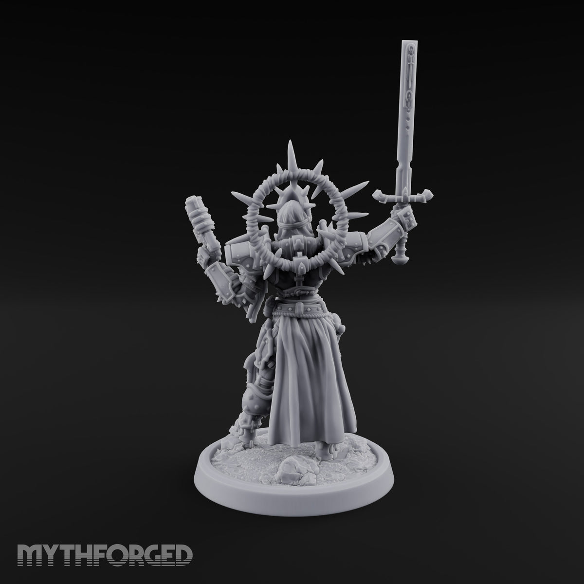 Faith Loaded, Rosary Wound Human Armoured Warrior D