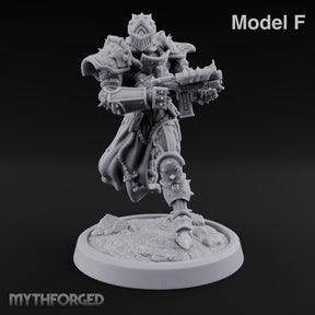 Faith Loaded, Rosary Wound Human Armoured Warrior F